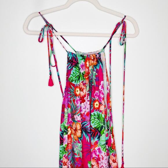 Show Me Your Mumu Rochester Maxi Daffodil Medium Vibrant Tropical Flowers - Picture 5 of 11